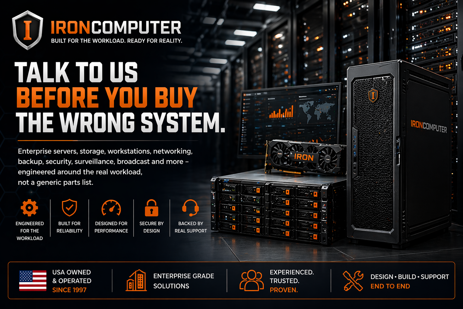 IronComputer enterprise infrastructure systems